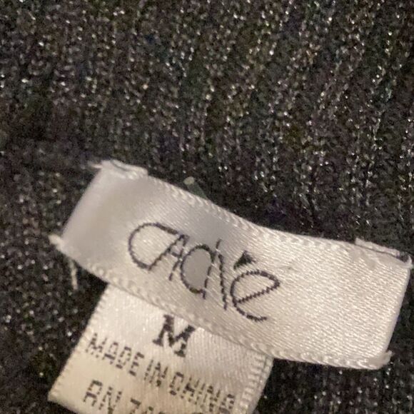 Cache Sequin Metallic Sleeveless Top open back size Medium - Picture 13 of 14